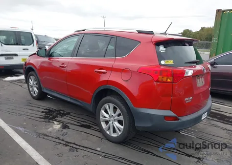 2015 Toyota Rav4 Limited from USA, damaged, VIN 2T3YFREV4FW234320